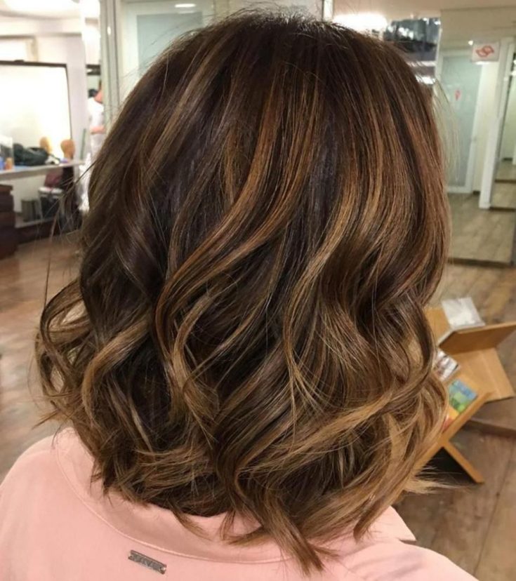 Balayage pour cheveux mi-noirs