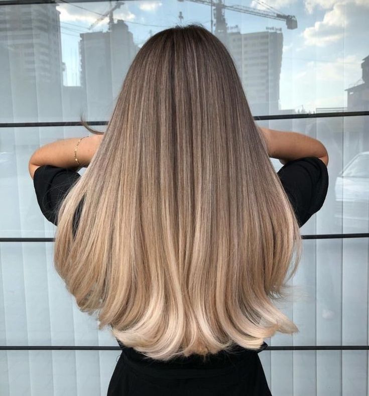 (+110 photo) Balayage sur cheveux raides