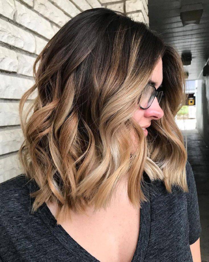 Balayage pour cheveux mi-noirs