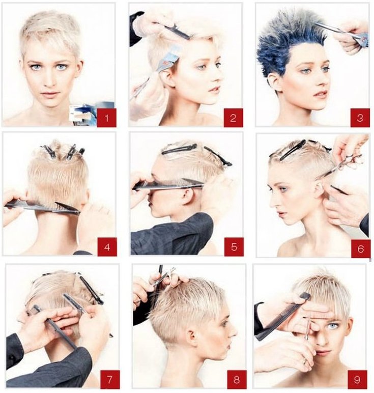 (+195 photos) Coupe de cheveux Pixie pour les brunes
