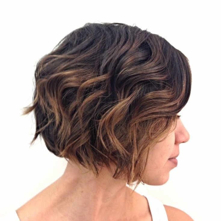 Balayage sur cheveux noirs carré 180 photos