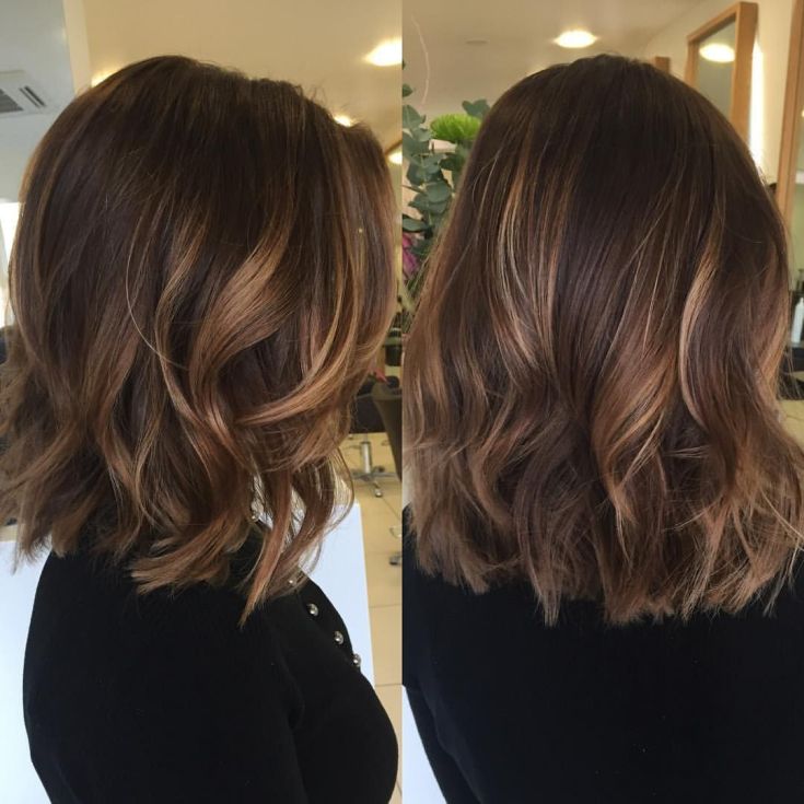 Balayage pour cheveux mi-noirs