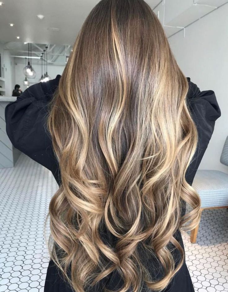Balayage pour cheveux longs blonds