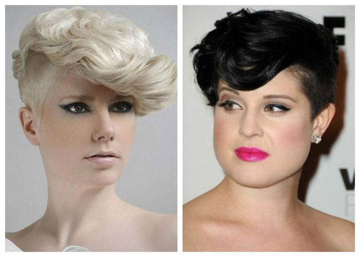 (+210 photos) Coupe de cheveux Pixie pour visage rond