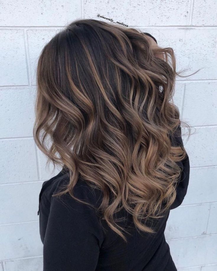 Balayage pour cheveux mi-noirs