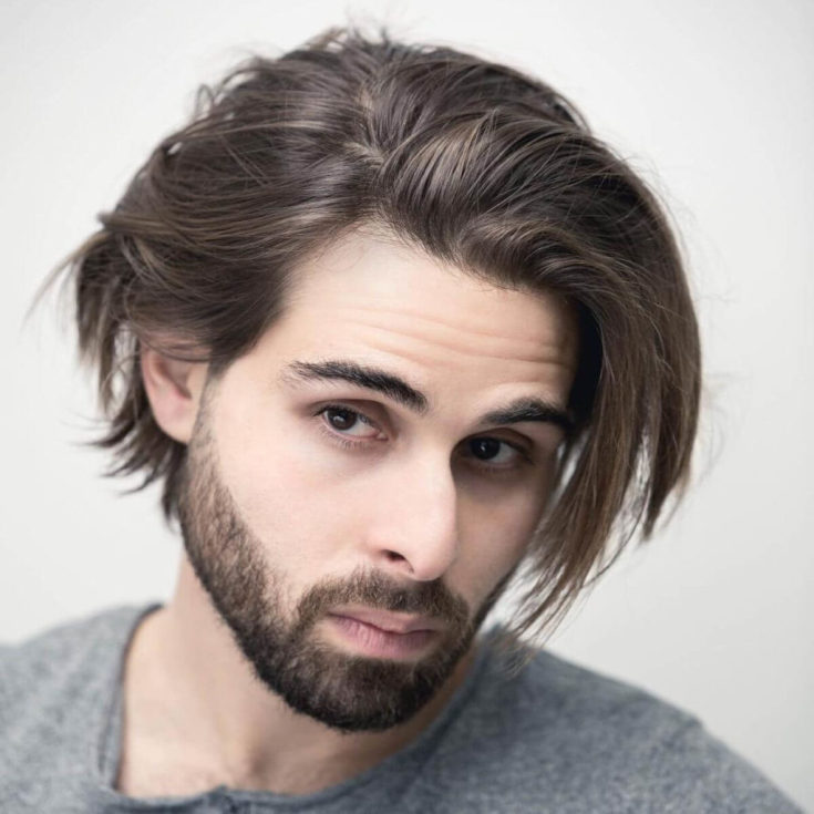 Coupe de cheveux homme en cascade