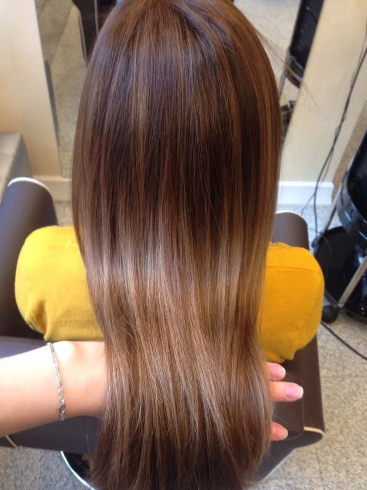 (+110 photo) Balayage sur cheveux raides