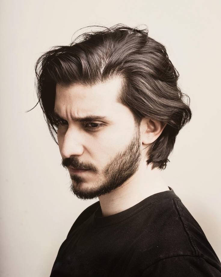 Coupe de cheveux homme en cascade