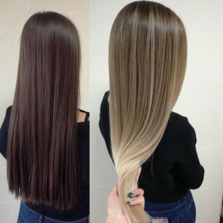 (+110 photo) Balayage sur cheveux raides