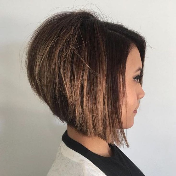 Balayage sur cheveux noirs carré 180 photos