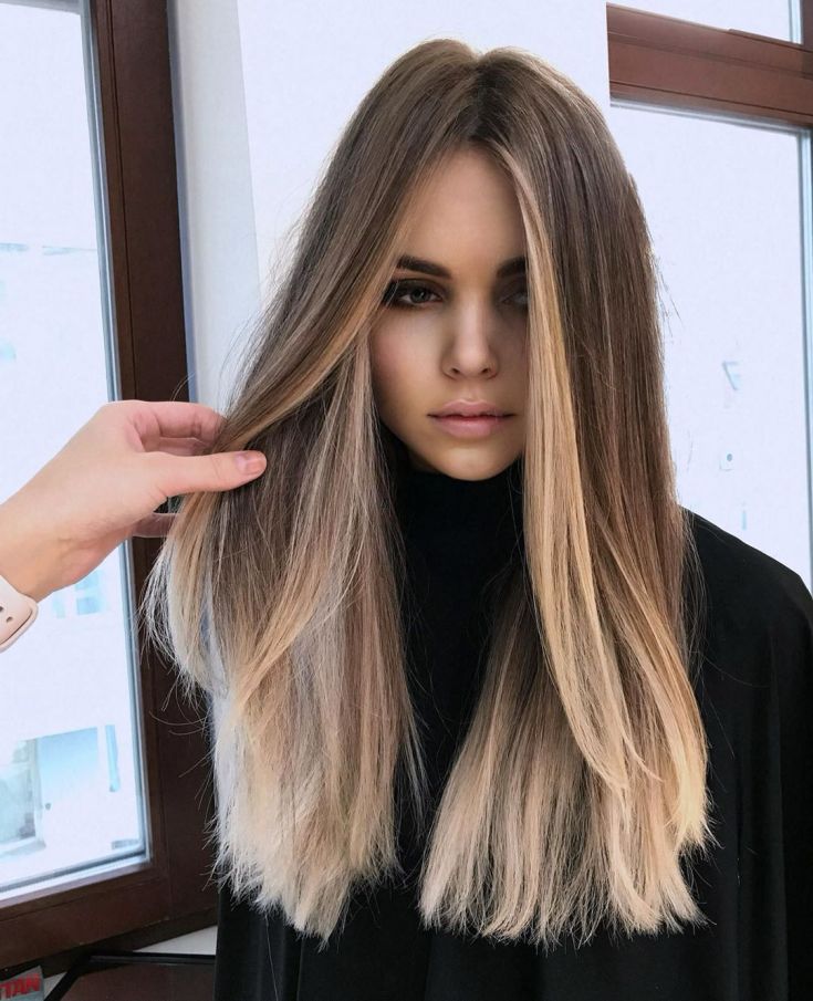 Balayage pour cheveux longs blonds