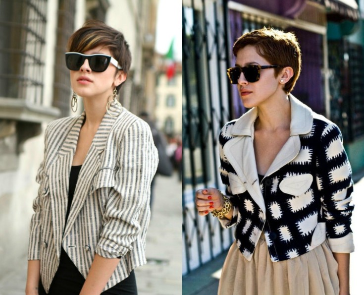 (+195 photos) Coupe de cheveux Pixie pour les brunes