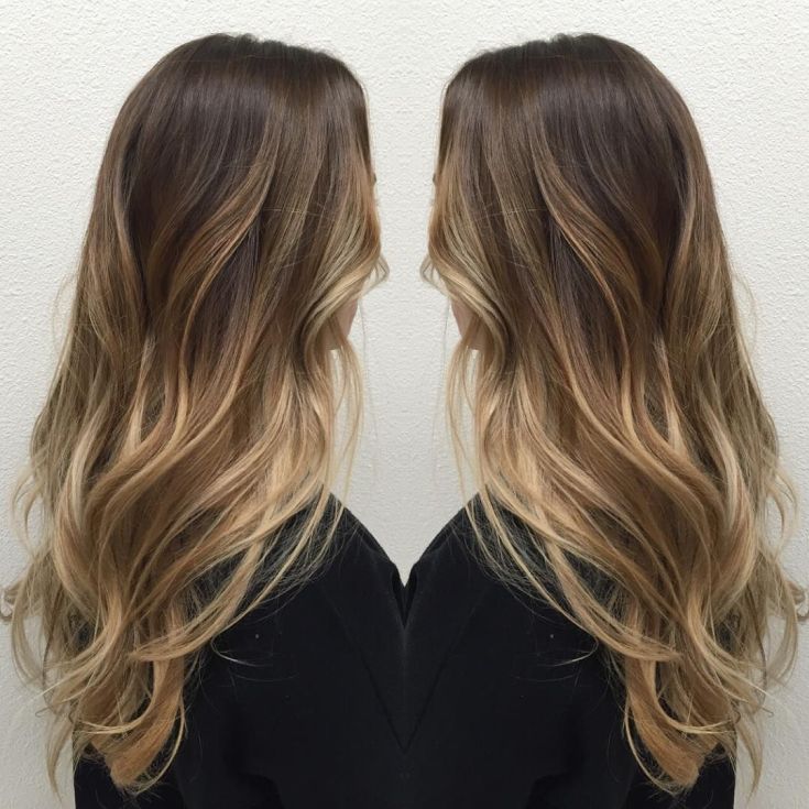 Balayage pour cheveux longs blonds