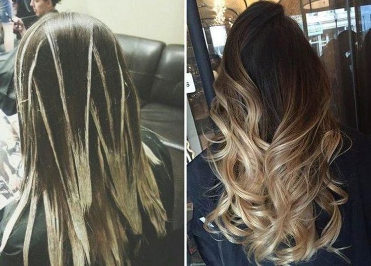 (+110 photo) Balayage sur cheveux raides