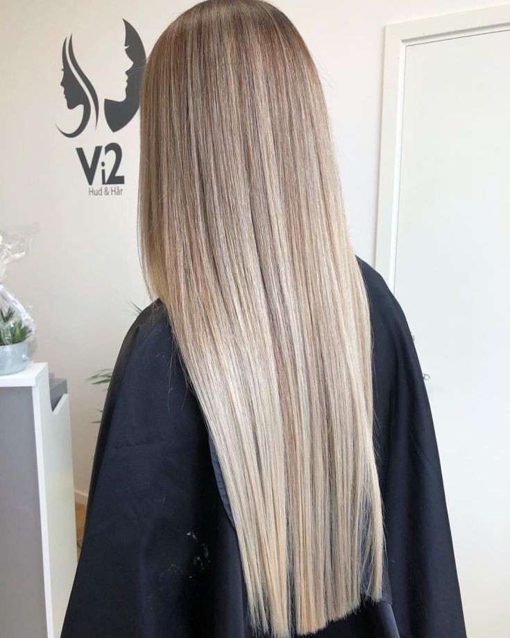 Balayage pour cheveux longs blonds