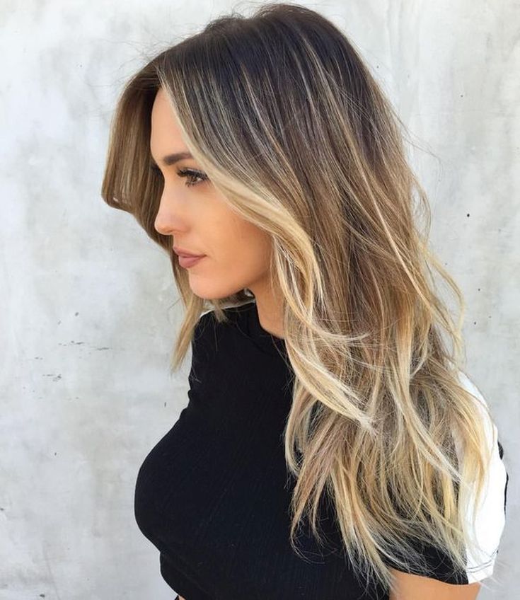 (+110 photo) Balayage sur cheveux raides