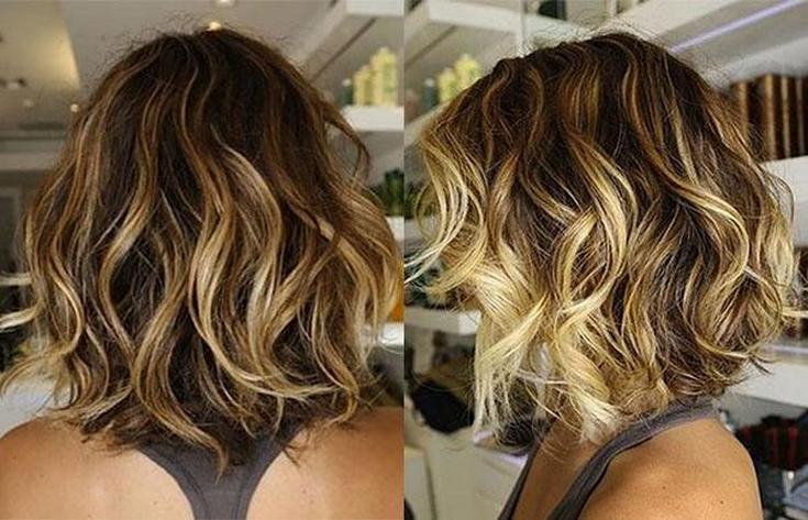 (+135 photos) Bob Kare sur cheveux bouclés