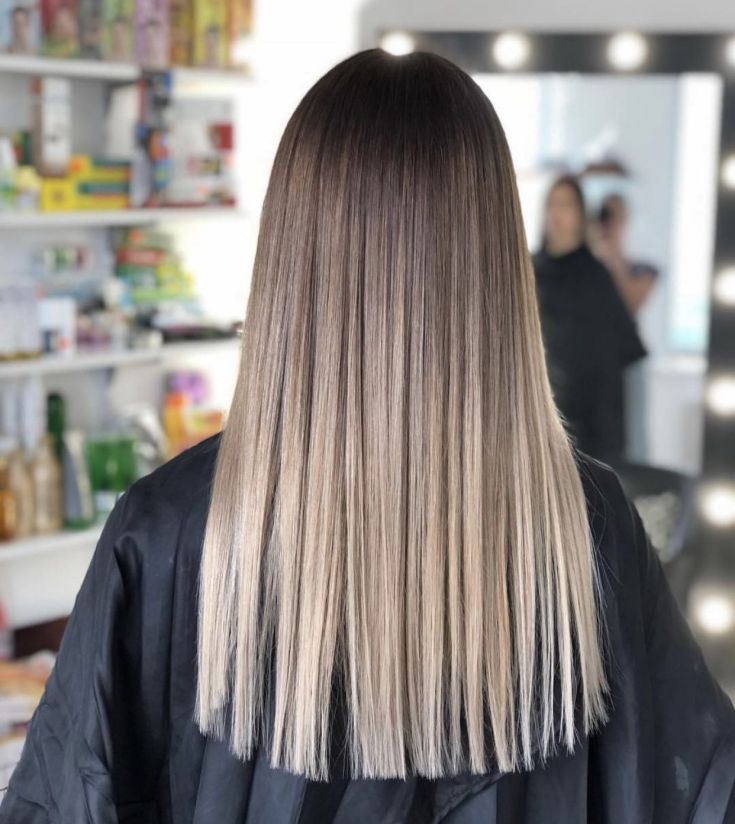 Balayage pour cheveux longs blonds