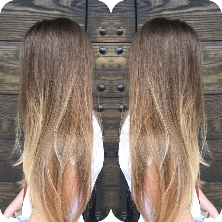 Balayage pour cheveux longs blonds