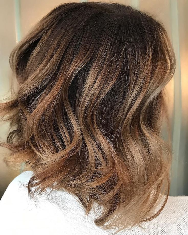 Balayage pour cheveux mi-noirs