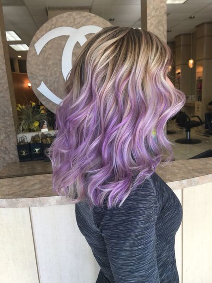 (+201 photos) Balayage sur cheveux châtain clair de longueur moyenne
