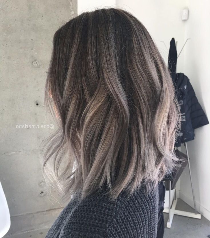 Shatush sur cheveux cendrés