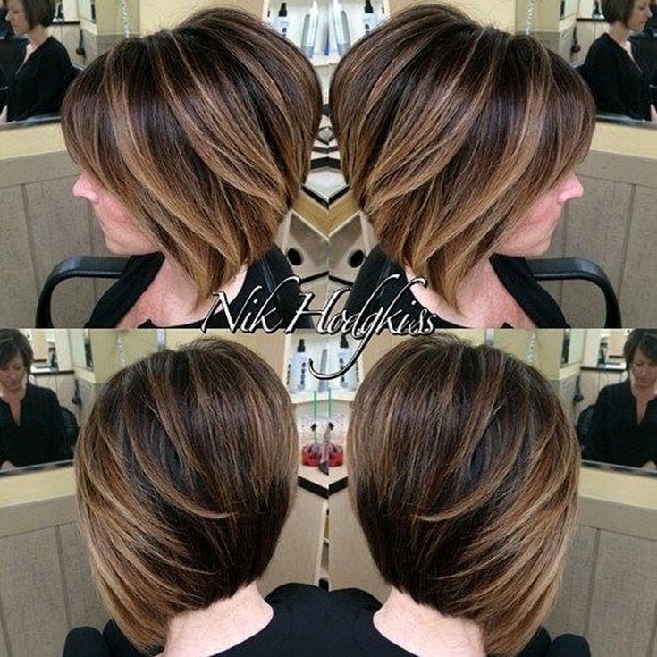 Balayage sur cheveux noirs carré 180 photos