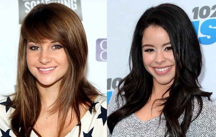 (+150 photo) Coupe de cheveux en cascade pour cheveux longs avec une frange