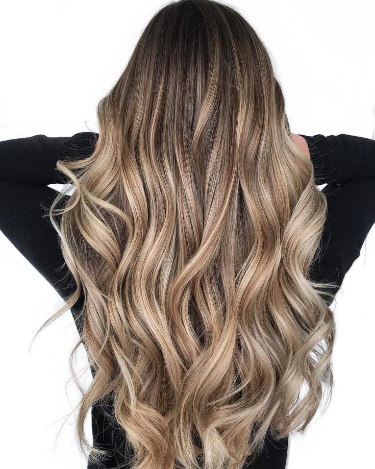 Balayage pour cheveux longs blonds