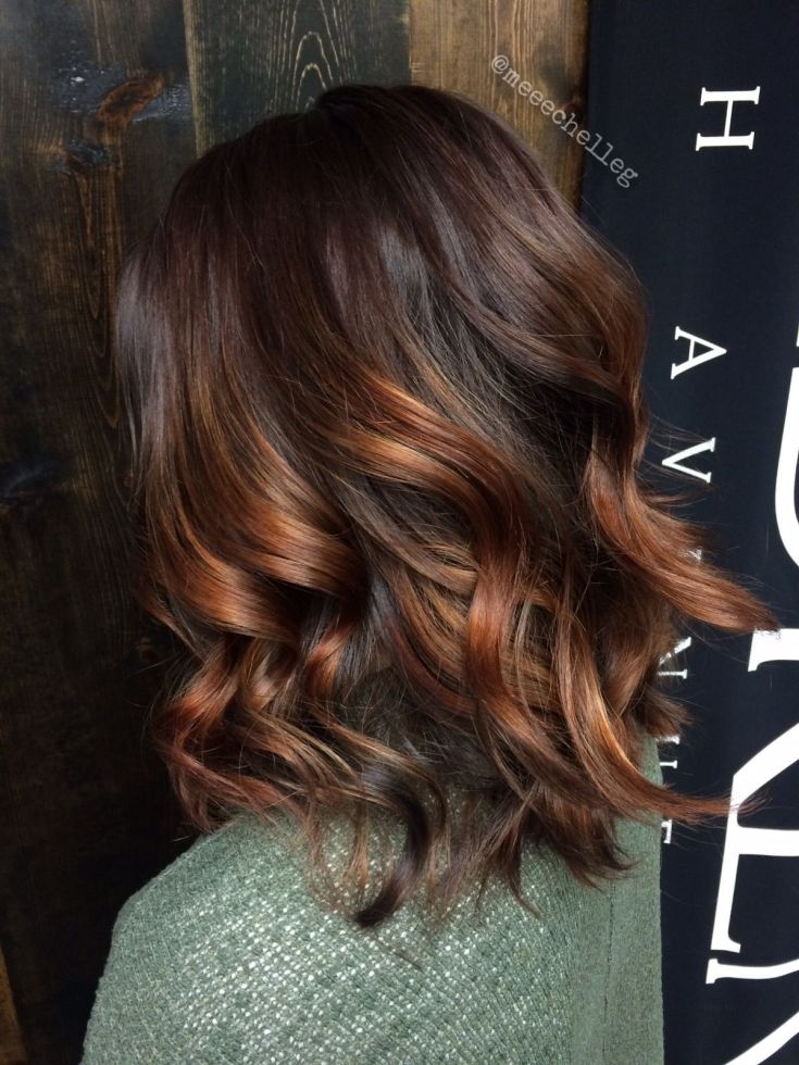 Balayage pour cheveux mi-noirs
