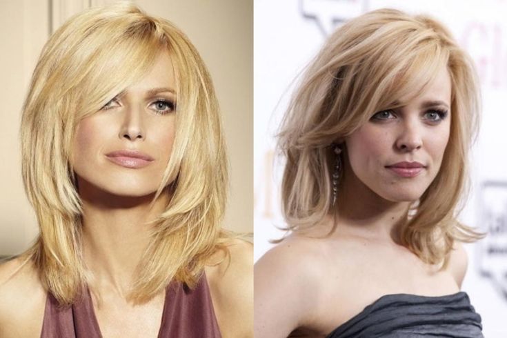 (+165 photos) Cascade de coupe de cheveux pour femmes avec une frange