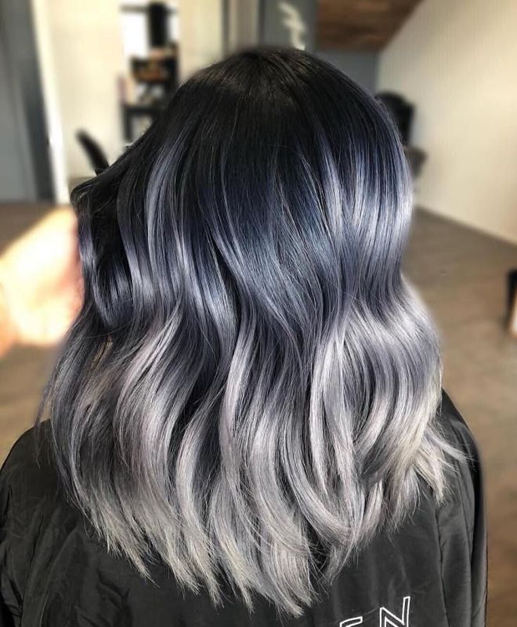 Balayage pour cheveux mi-noirs