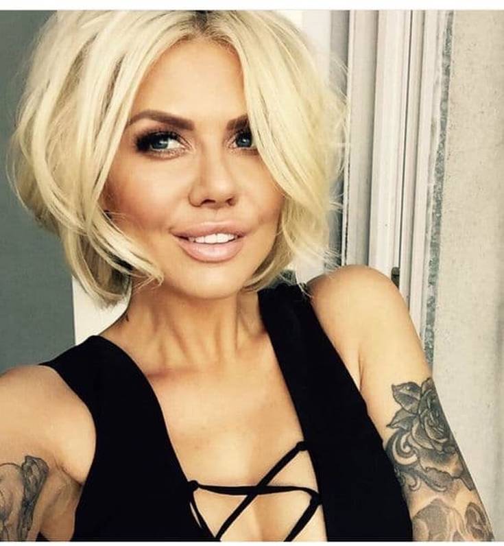 Coupe de cheveux Bob Kare pour cheveux courts 270 photos