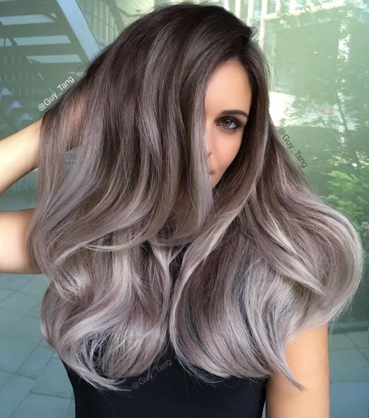 Shatush sur cheveux cendrés