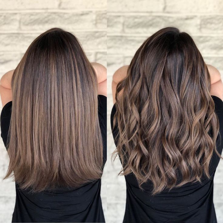 Balayage pour cheveux mi-noirs