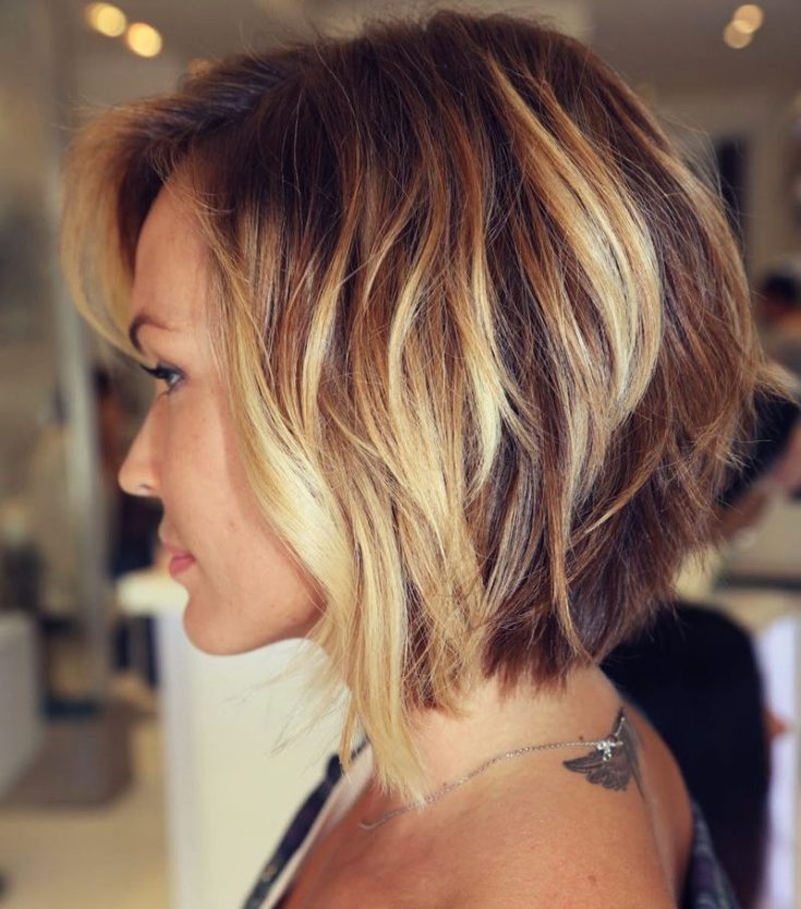 Balayage sur cheveux noirs carré 180 photos