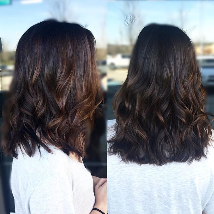 Balayage pour cheveux mi-noirs
