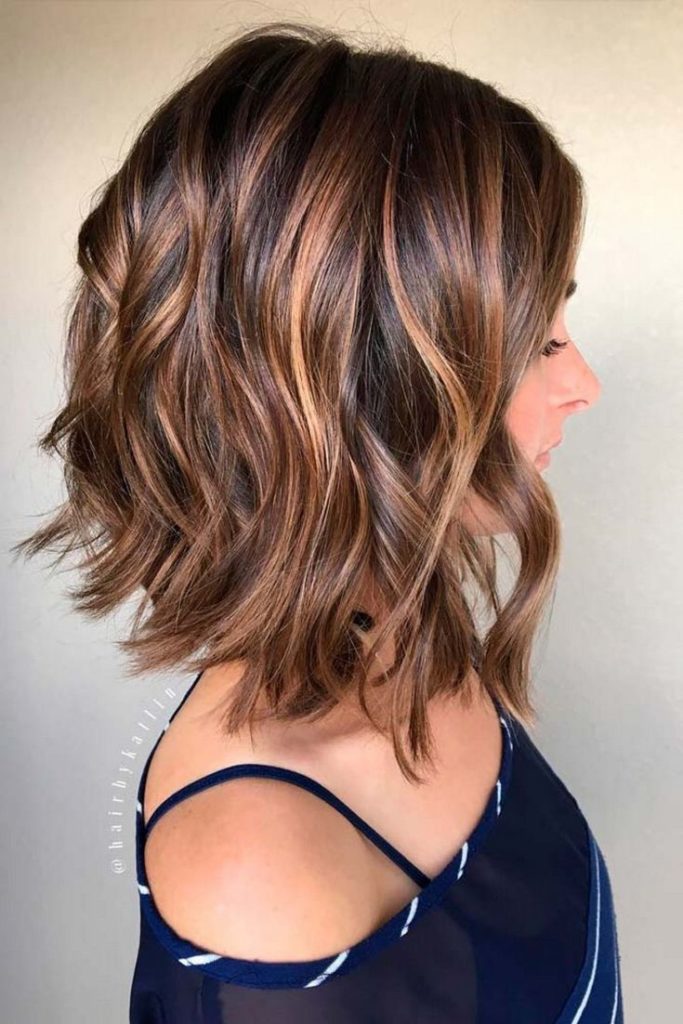 Balayage pour cheveux mi-noirs