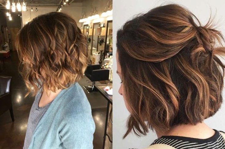 Balayage sur cheveux noirs carré 180 photos