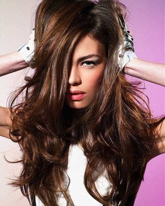 Coupe de cheveux femme italienne pour cheveux longs