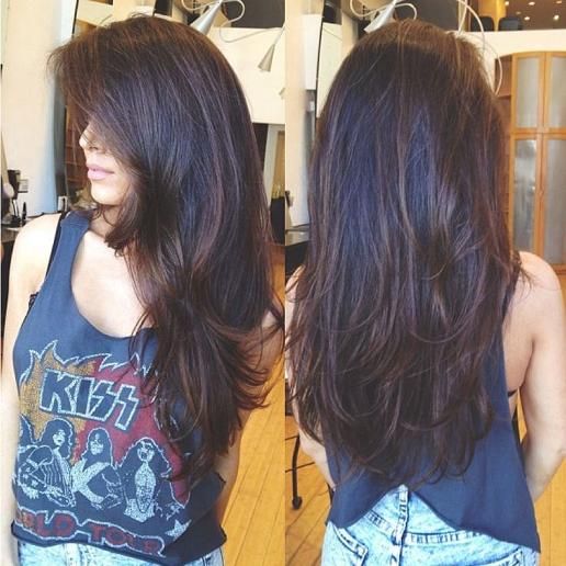Coupe de cheveux pour femmes vue italienne de différents côtés