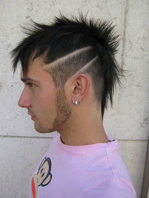 Coupe de cheveux et types de visage mohawk