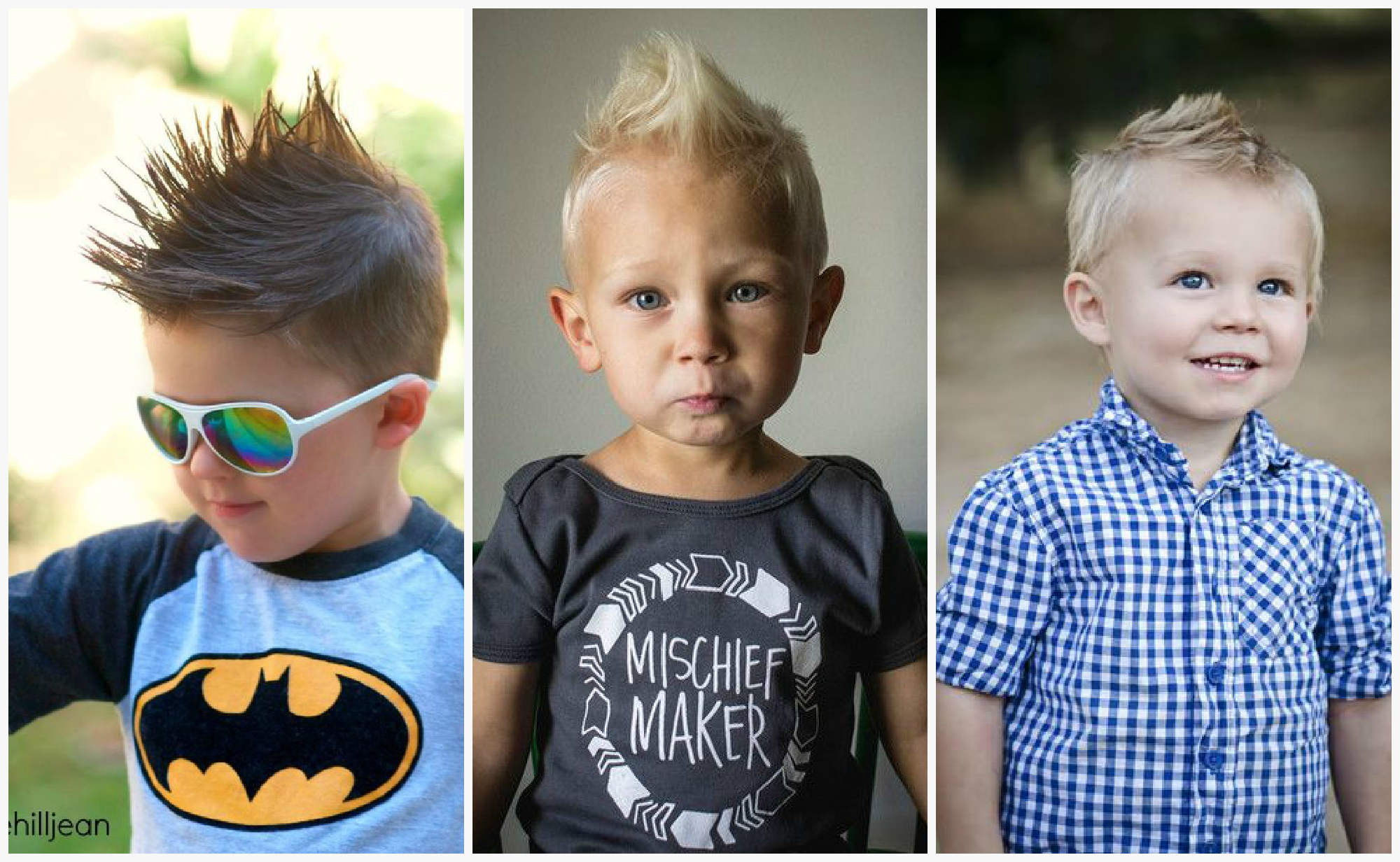 Coupe de cheveux mohawk pour garçons