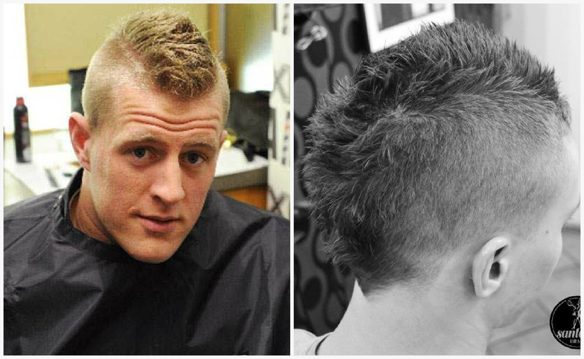 Mohawk pour cheveux courts
