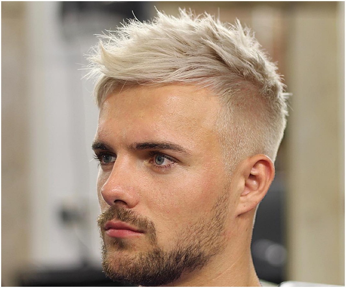 Coiffures pour hommes pour un visage triangulaire