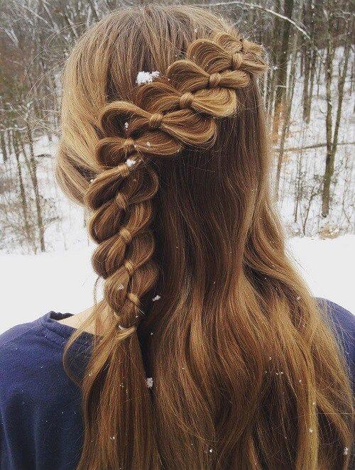 Idées de tressage de tresses en résille pour cheveux longs
