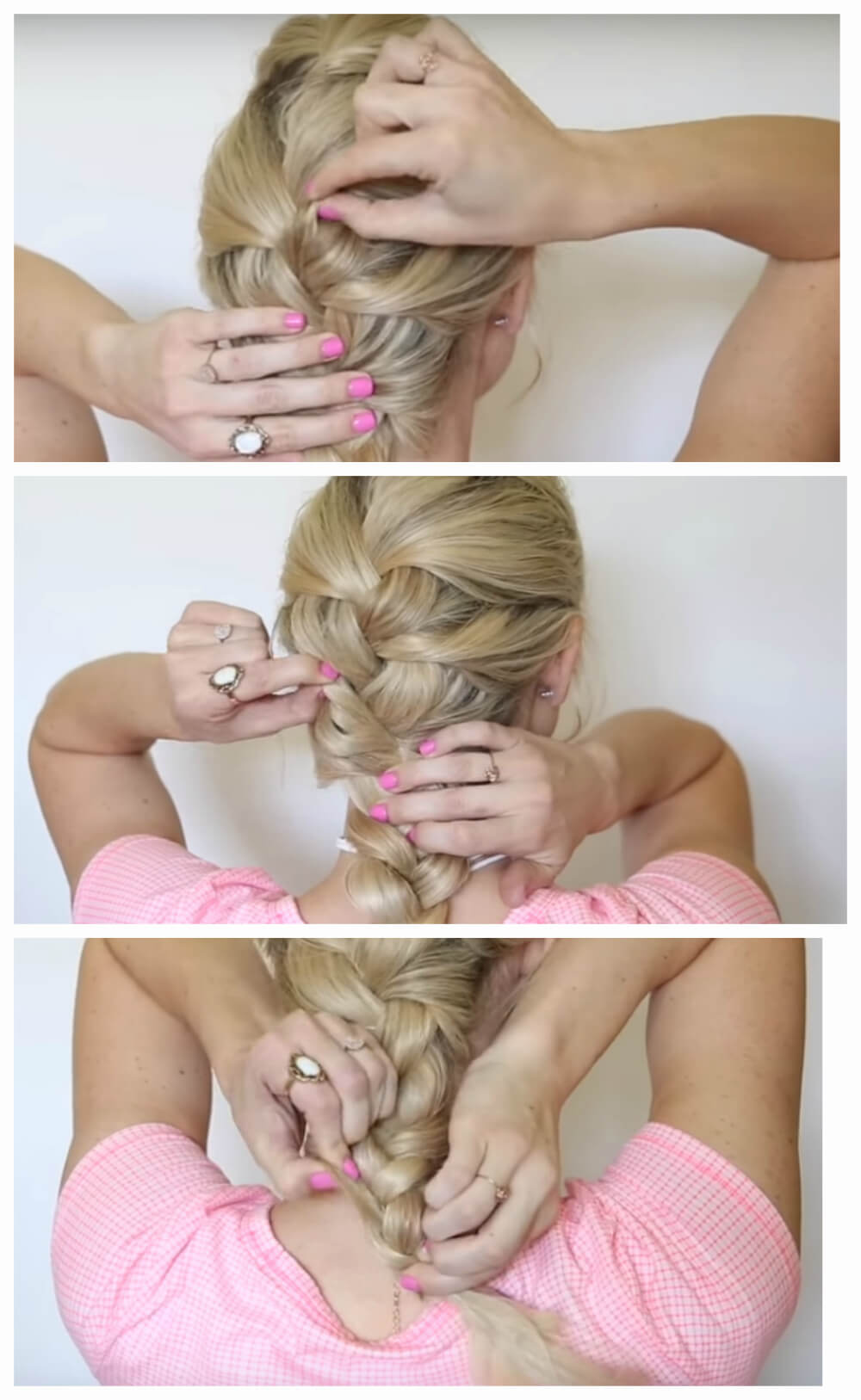  Tresse française aérienne