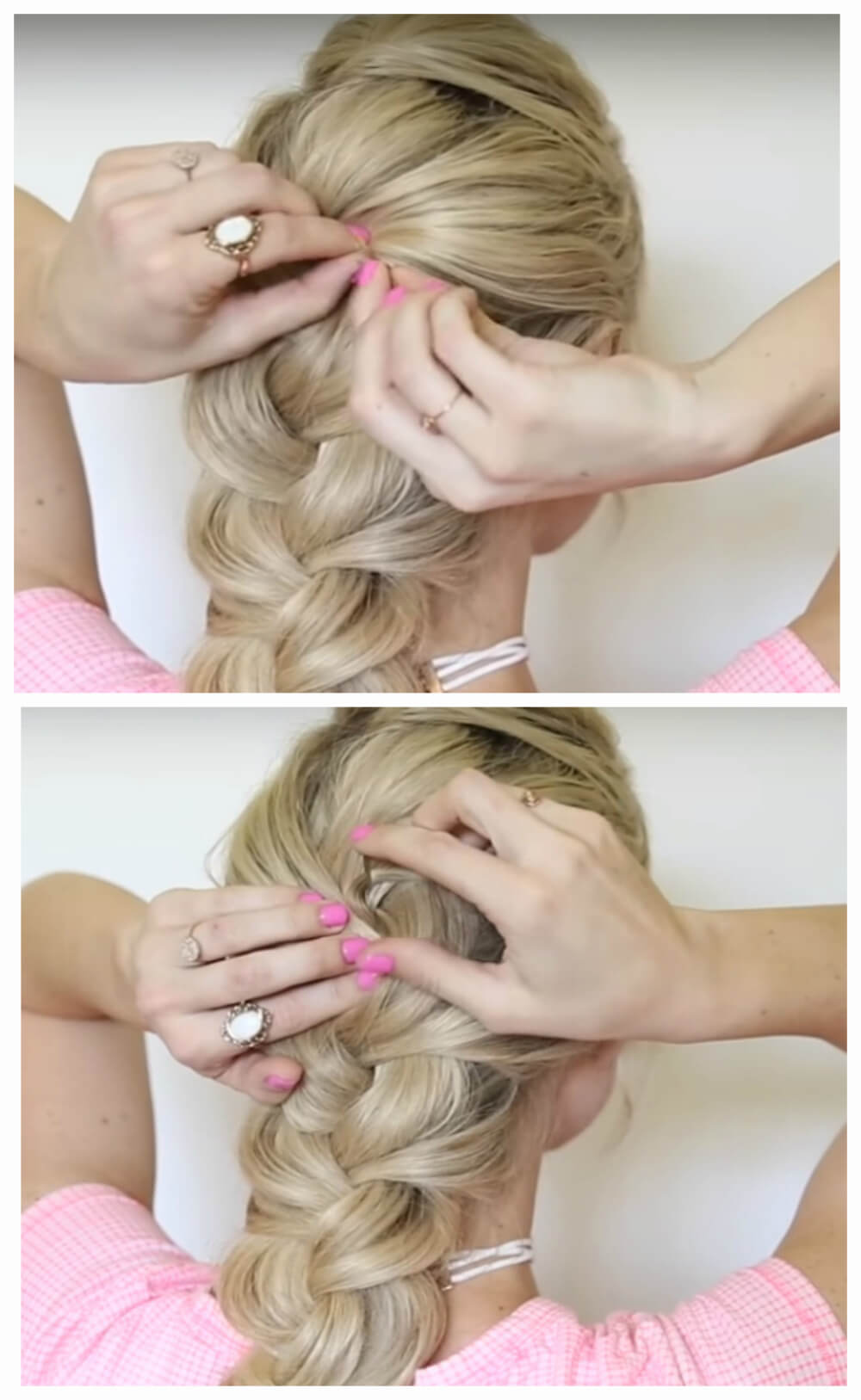 Tresse française aérienne