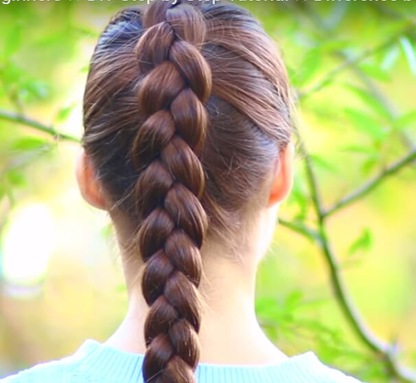 Tresse française inversée