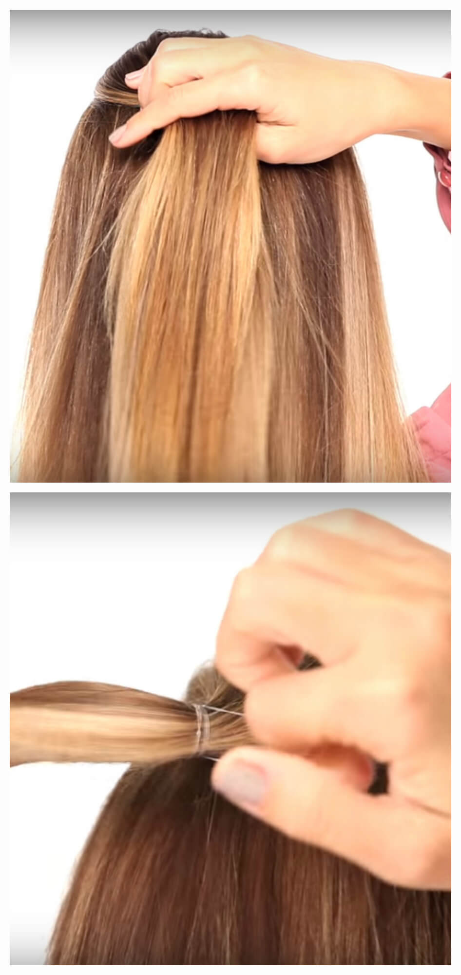  Tresse française unie